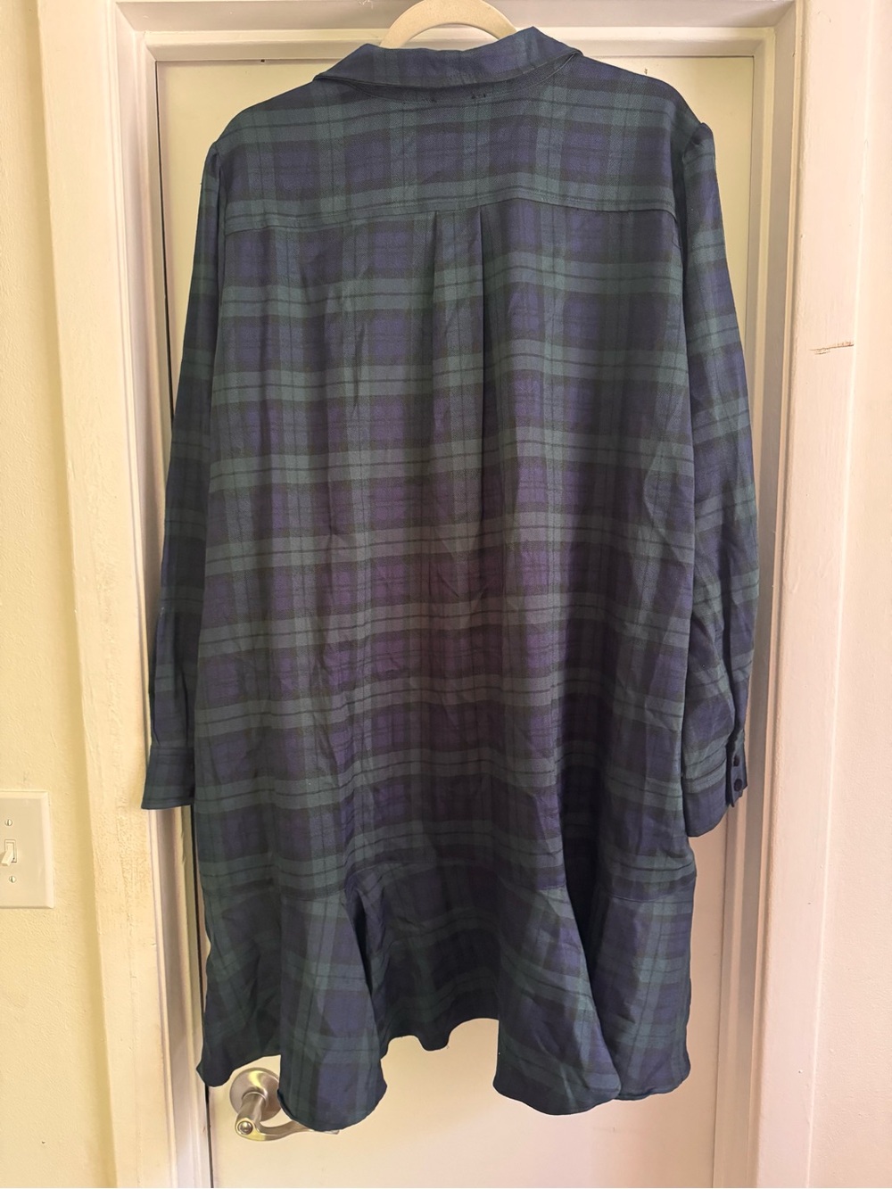 Tuckernuck Blackwatch Plaid Callahan Shirt Dress | Women’s XXL - Picture 3 of 9